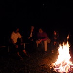 das knistern des feuers...