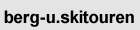 skitouren